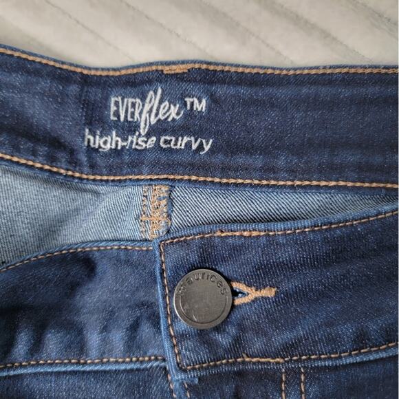 Maurices EverFlex‎ High-Rise Curvy Jeans 18W Reg Dark Wash Skinny Stretch - Picture 7 of 10